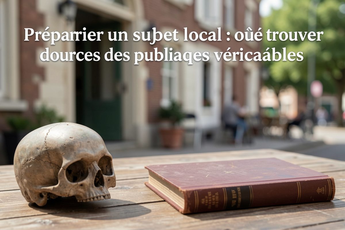 Scène documentaire liée à Préparer un sujet local : où trouver des sources publiques vérifiables